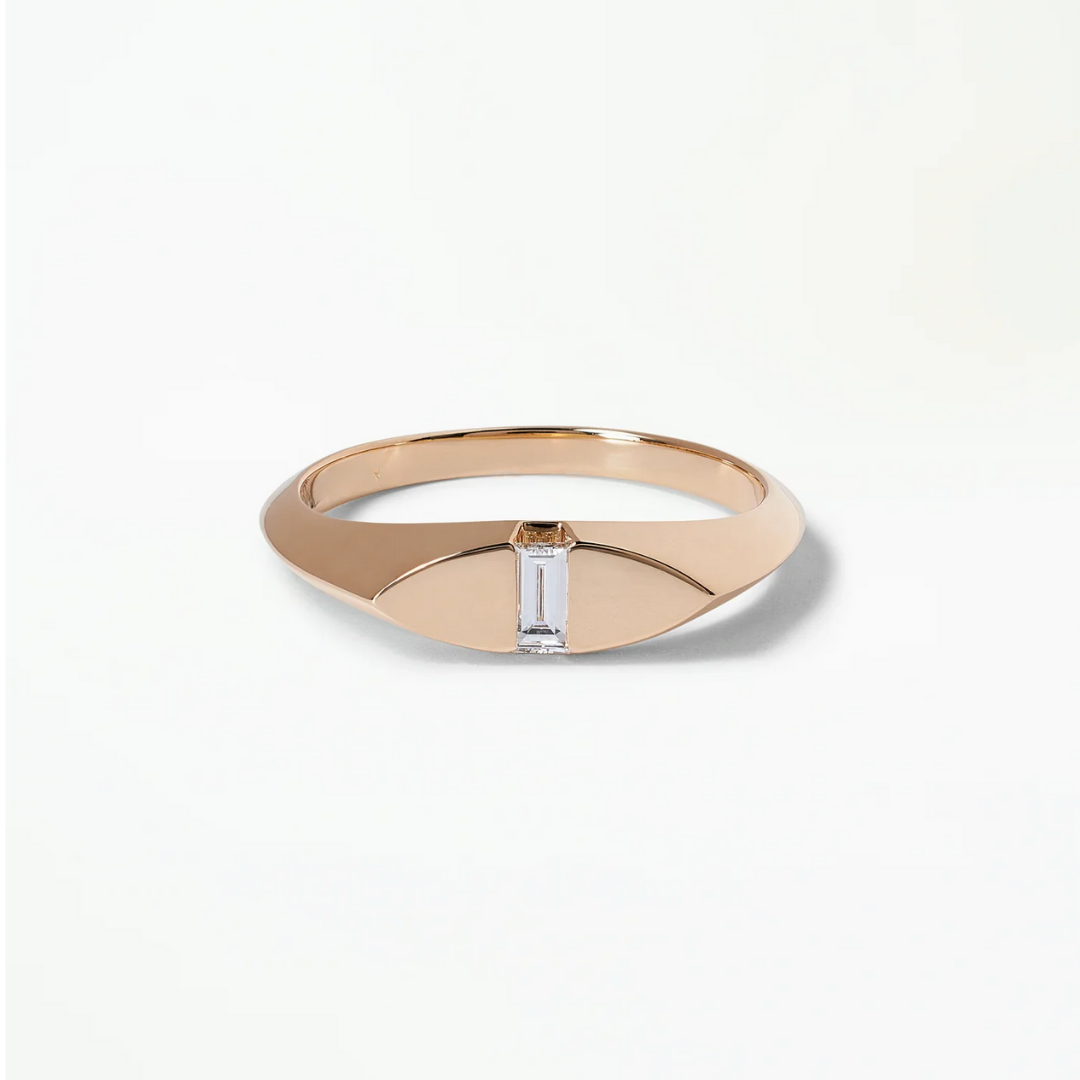 Anel Single Baguete