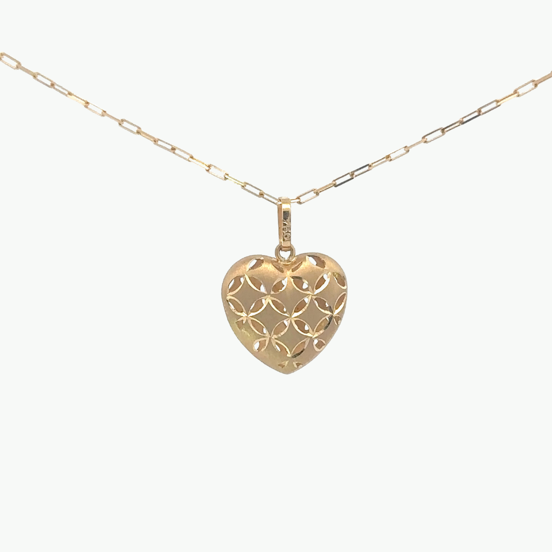 Pingente Ouro Heart