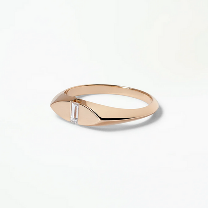 Anel Single Baguete